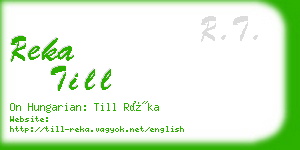 reka till business card